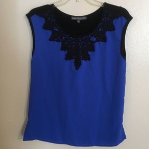 Dress Tank Top with beautiful black detail